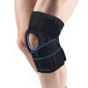 Knee support brace with straps